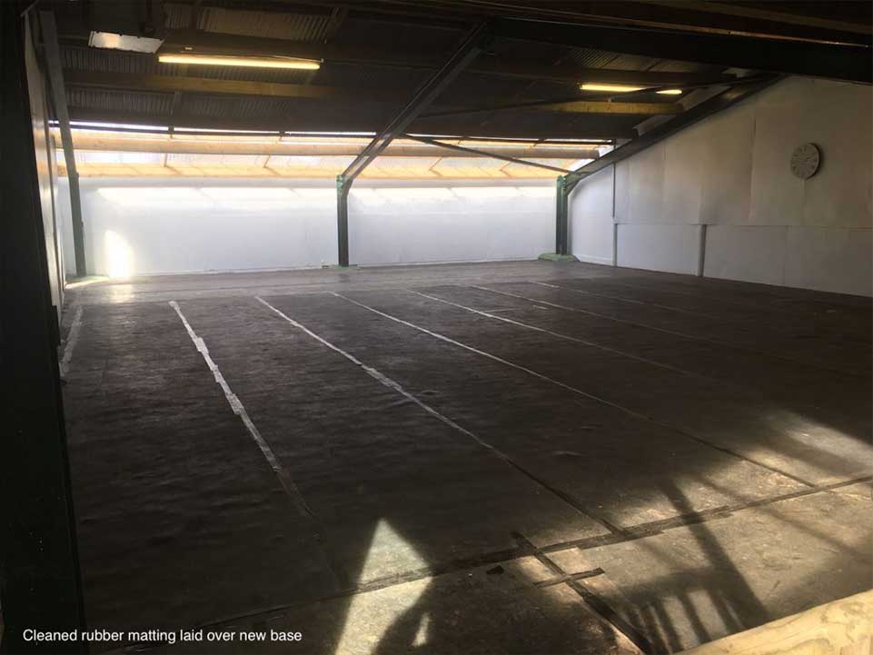 Dog agility area with artificial grass 3
